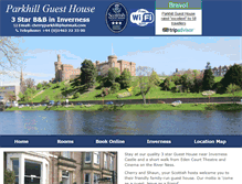 Tablet Screenshot of parkhill-inverness.co.uk